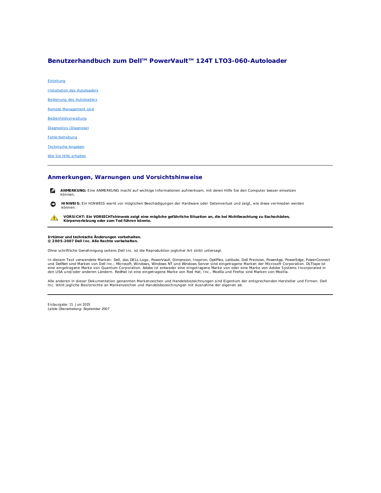 Dell PowerVault 124T User Manual