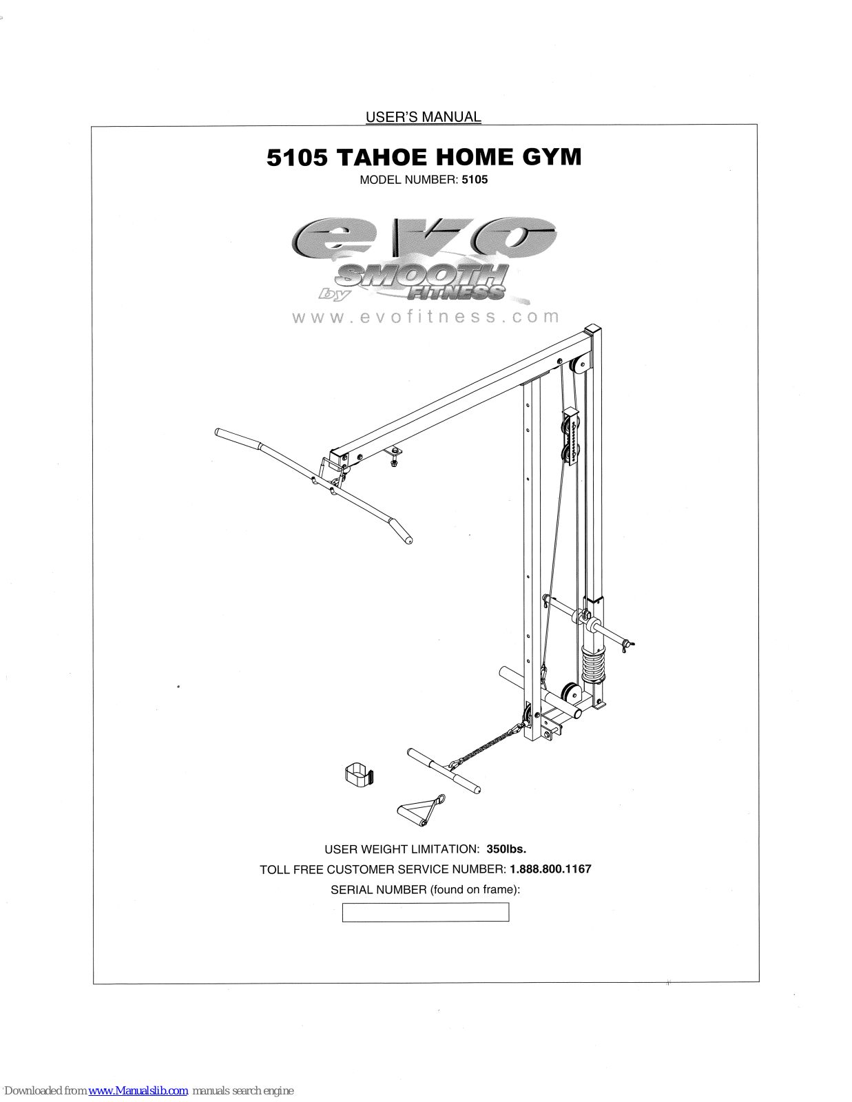 Evo TAHOE 5105 User Manual