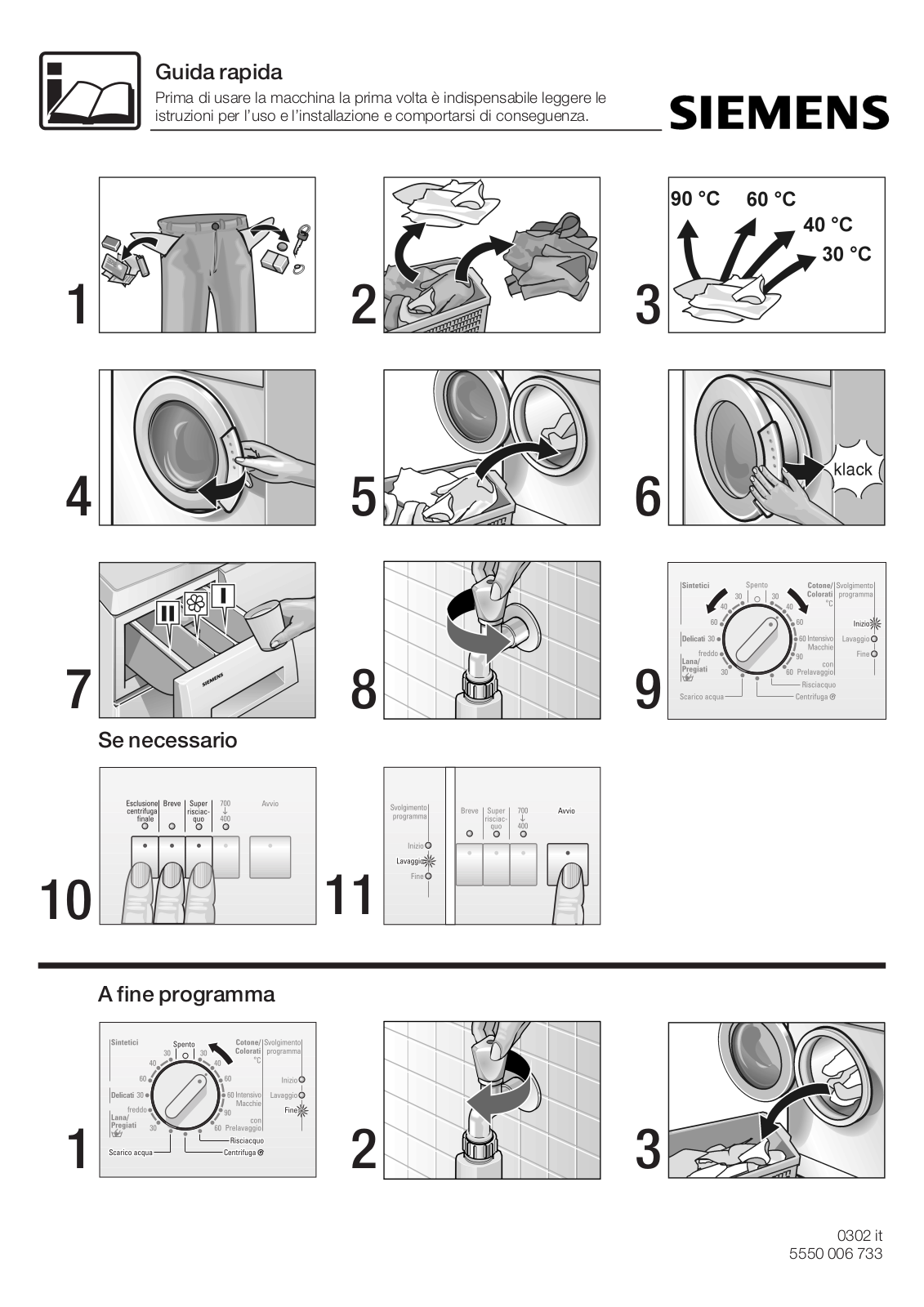 Siemens S1WTF3700A User Manual