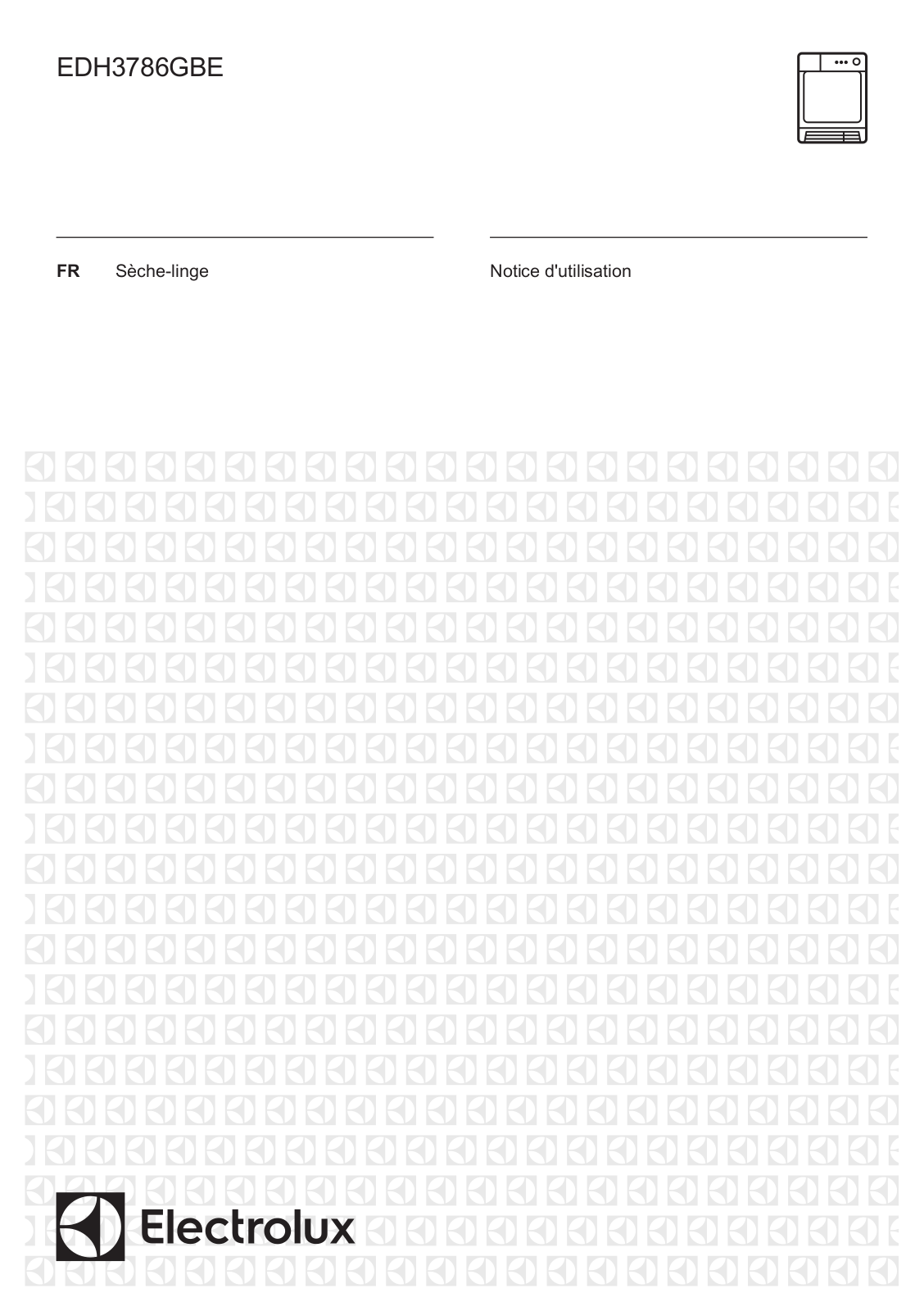 ELECTROLUX EDH 3786 GBE User Manual