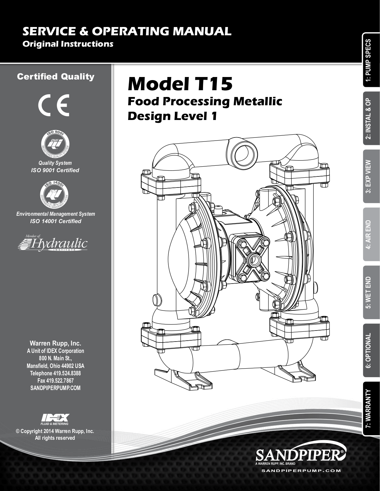 SANDPIPER T15 User Manual