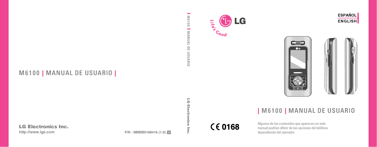 Lg M6100 User Manual