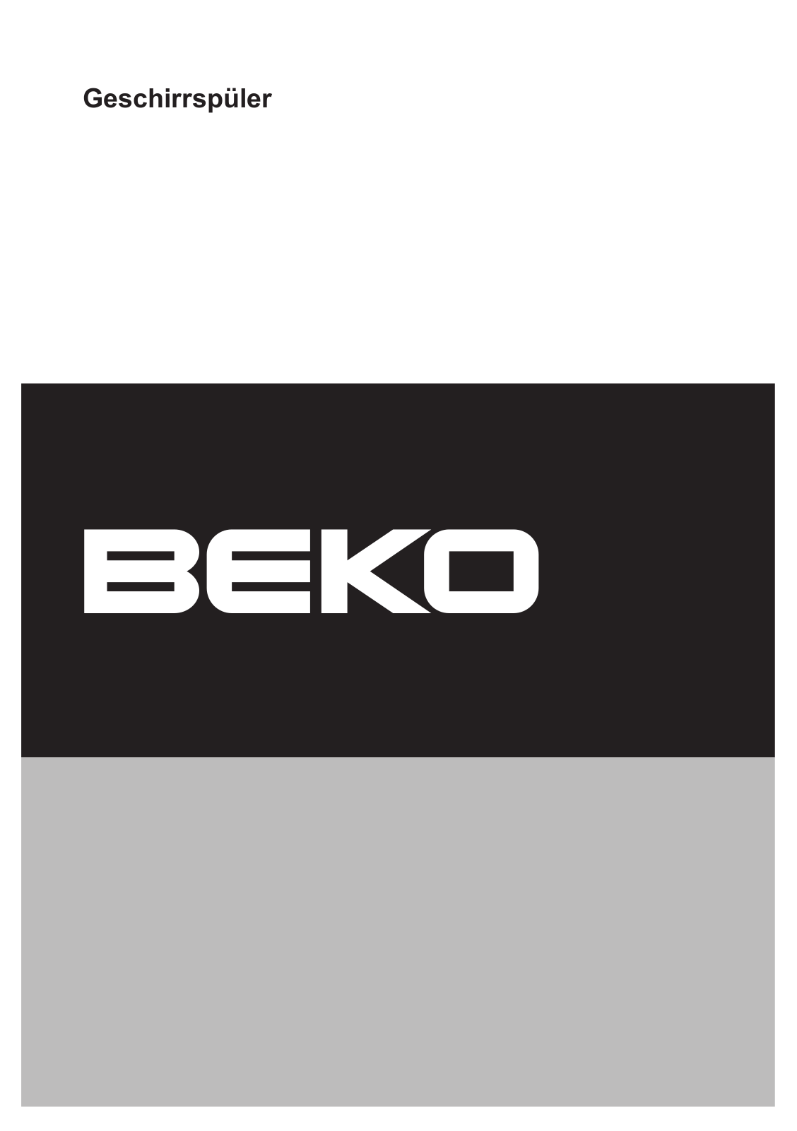 Beko DUN 6832 FX30 User Manual
