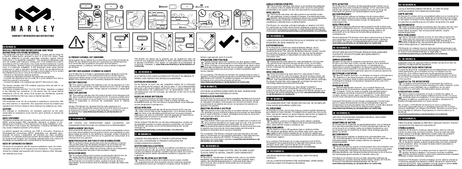 The House of Marley EMJA017 User Manual