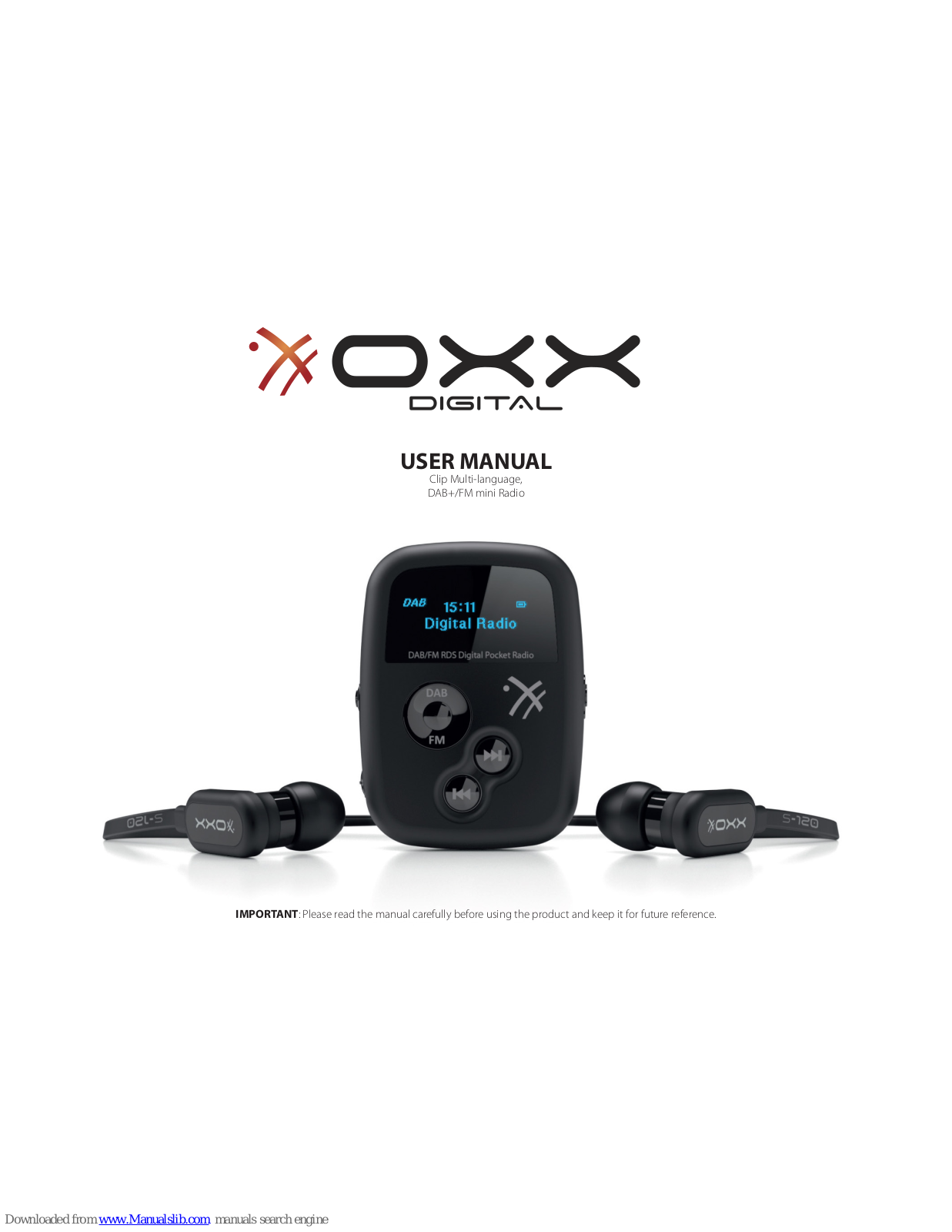 OXX Digital Clip User Manual