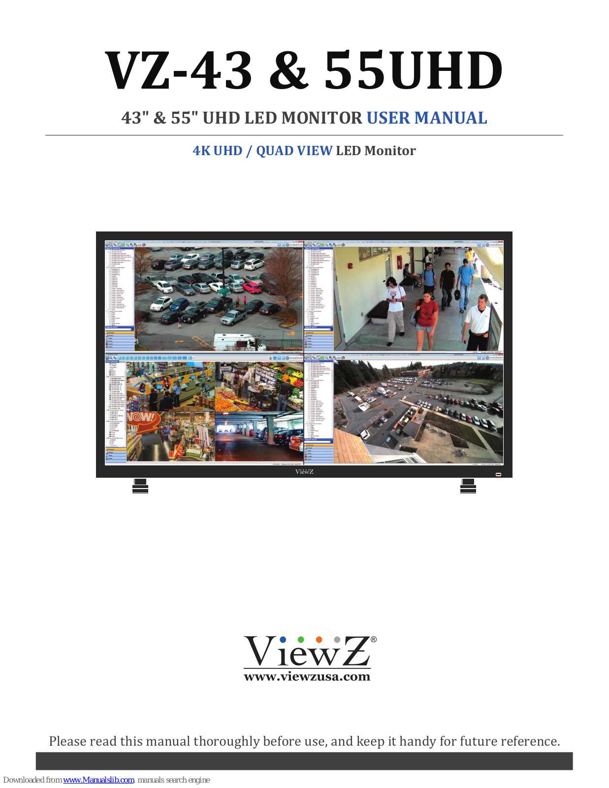 ViewZ VZ-55UHD User Manual