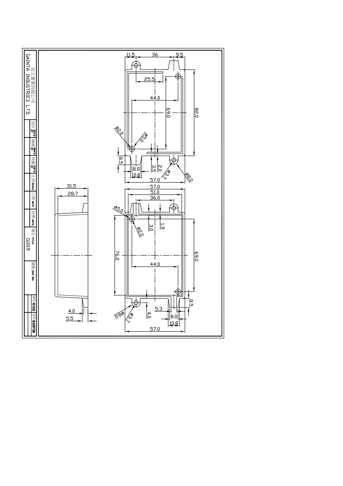 Datasheet G1019 Specification - ManualMachine.com