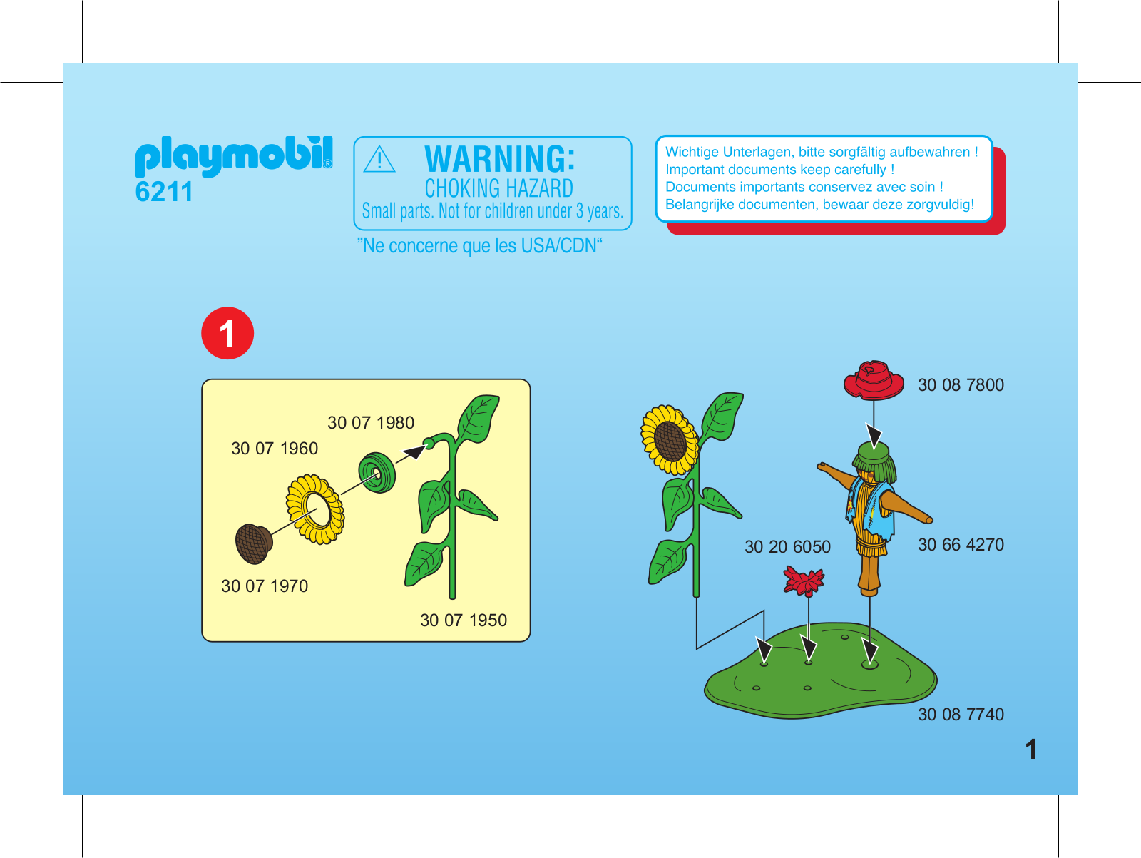 Playmobil 6211 Instructions