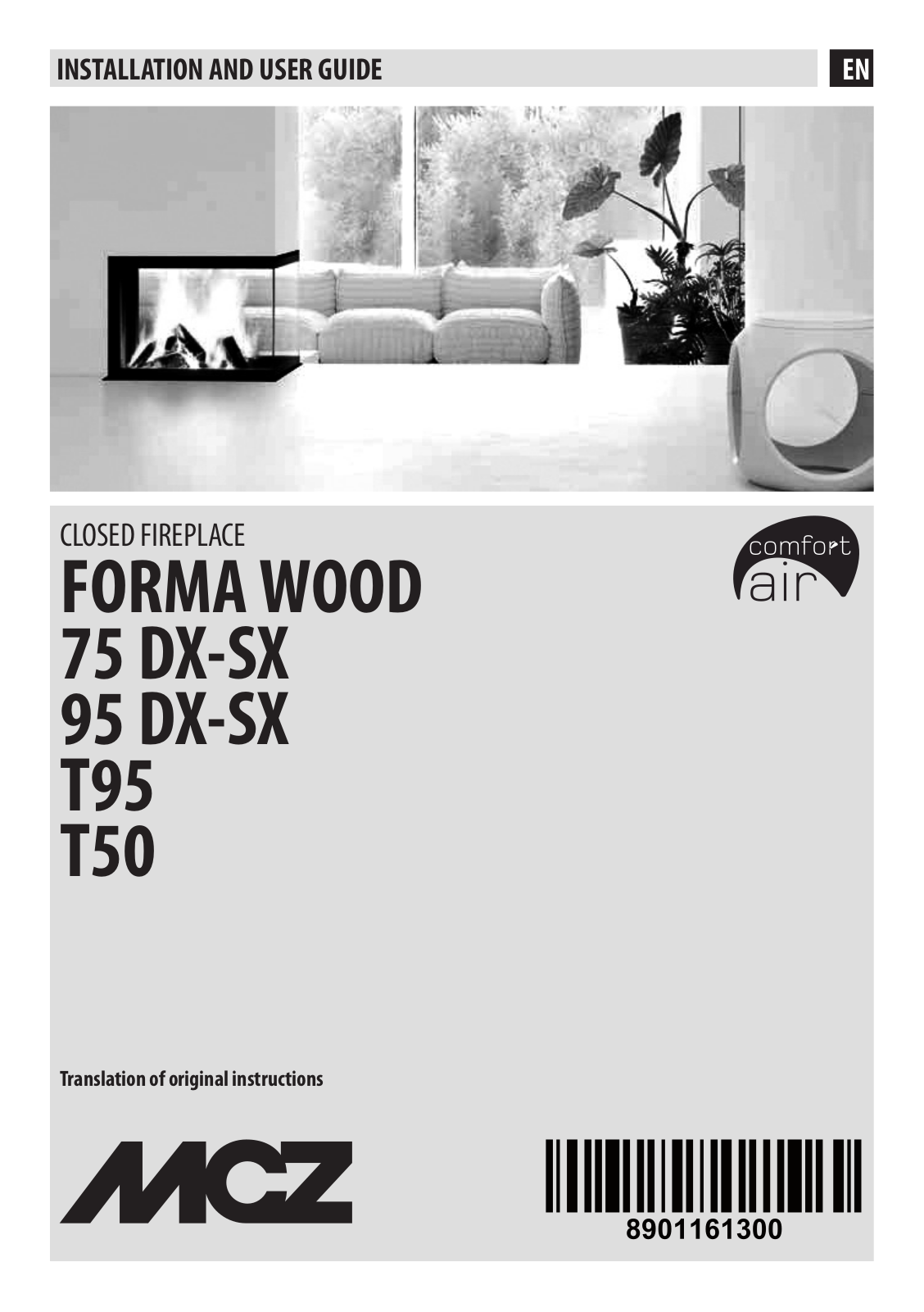 MCZ Wood 75 Dx User Manual