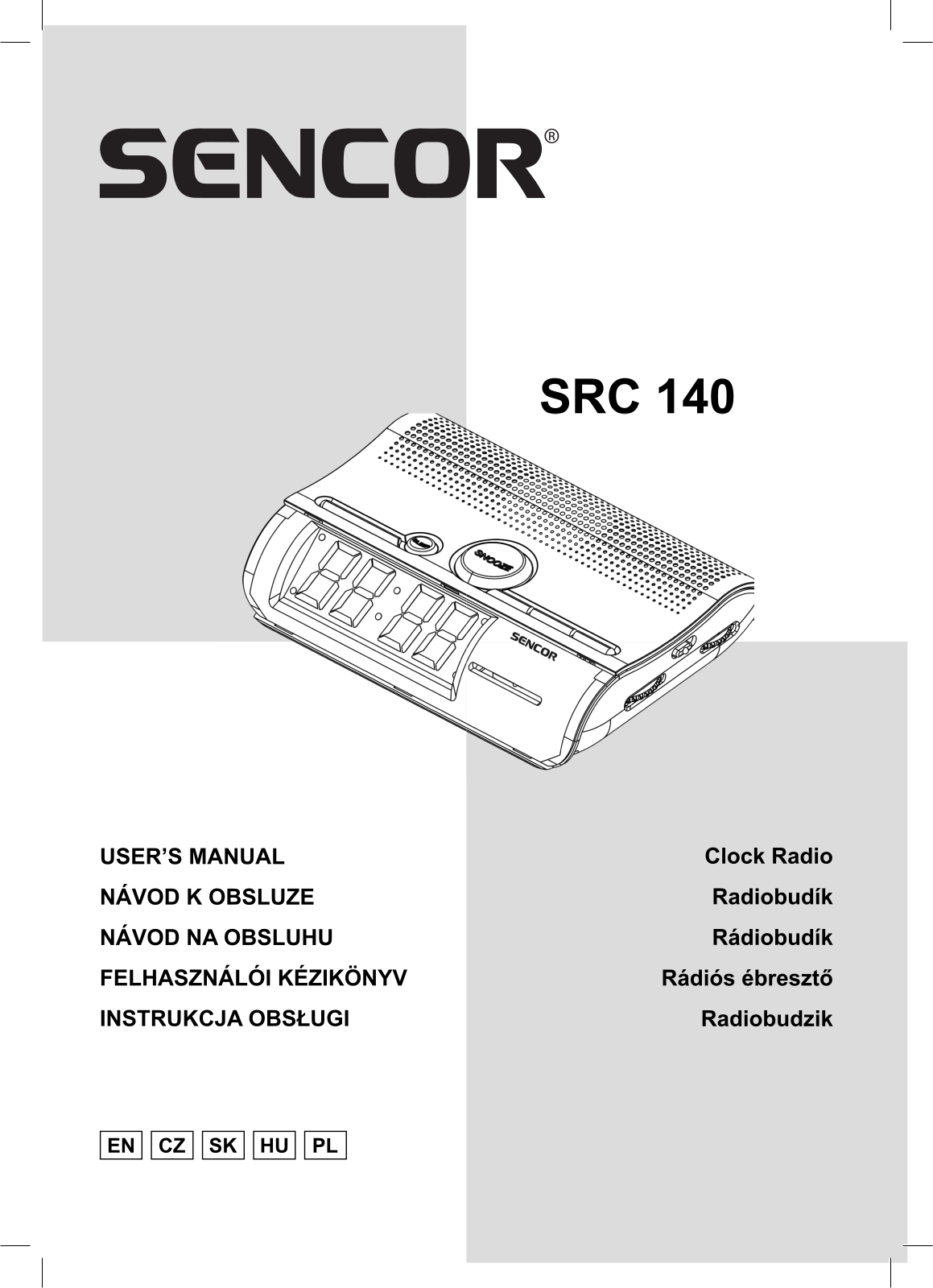 Sencor SRC 140 P User Manual