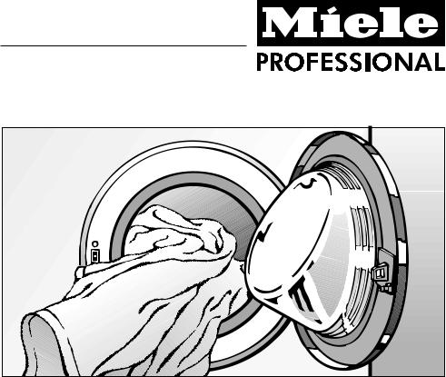Miele PW 6065 Sluice Operating instructions
