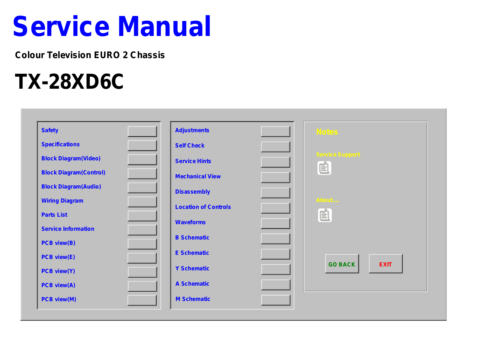 panasonic TX28XD Datasheet - ManualMachine.com