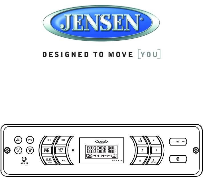 Jensen AWM914 User Manual