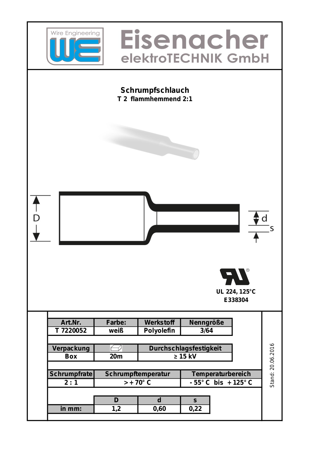 Datasheet SDB 1,2 WS Datasheet (FREI) - ManualMachine.com