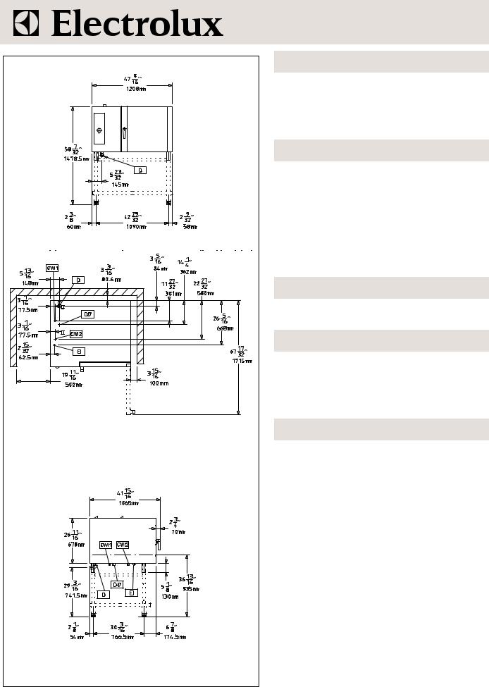 Electrolux 267281 (AOS062ETM1), 267321 (AOS062ETV1) General Manual