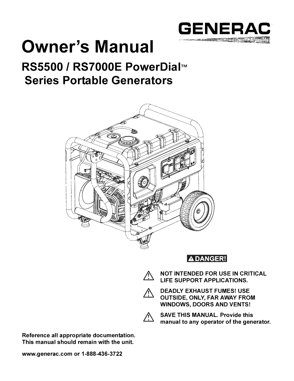 Generac 006673-0 Owner’s Manual