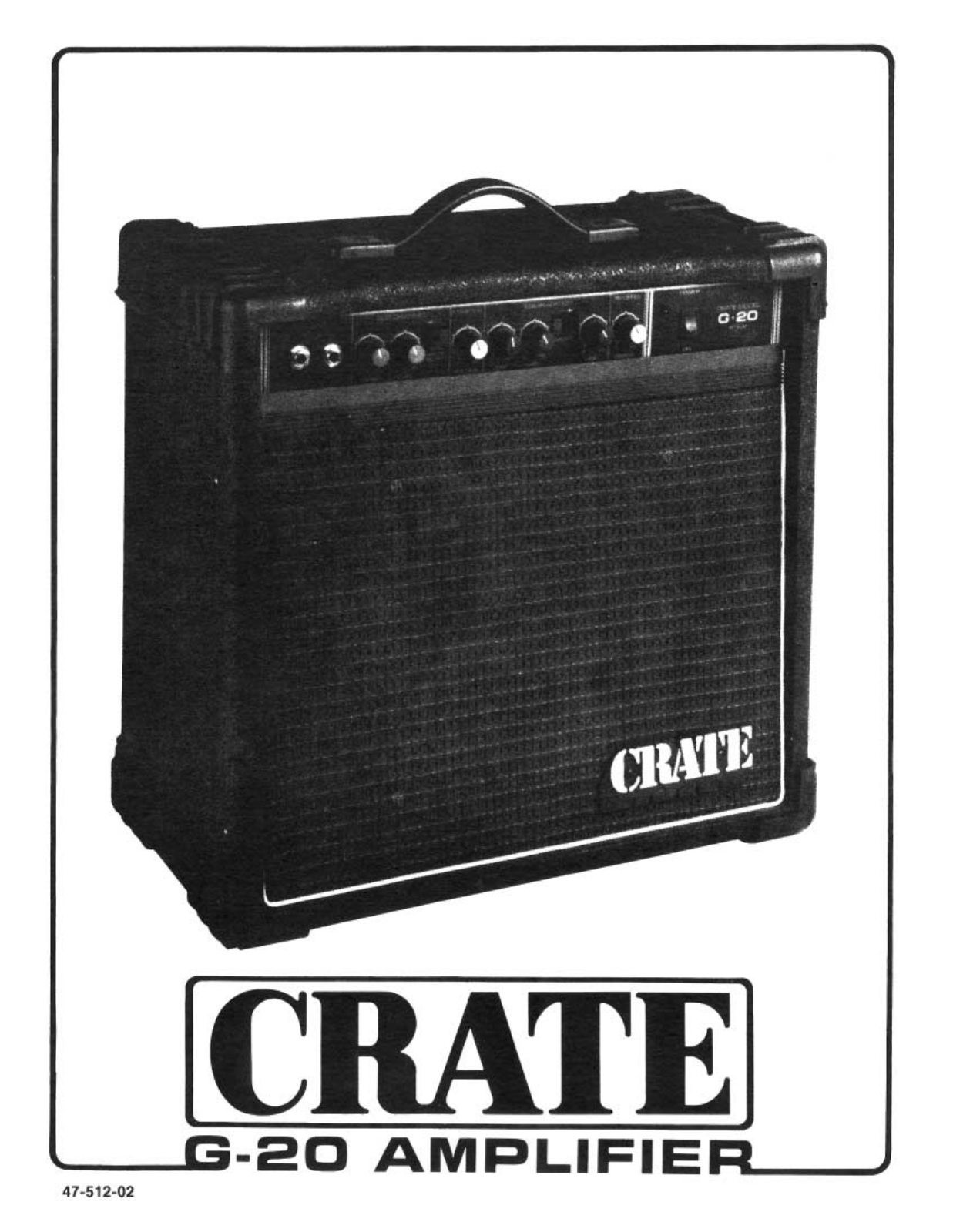 Crate Amplifiers G-20 User Manual