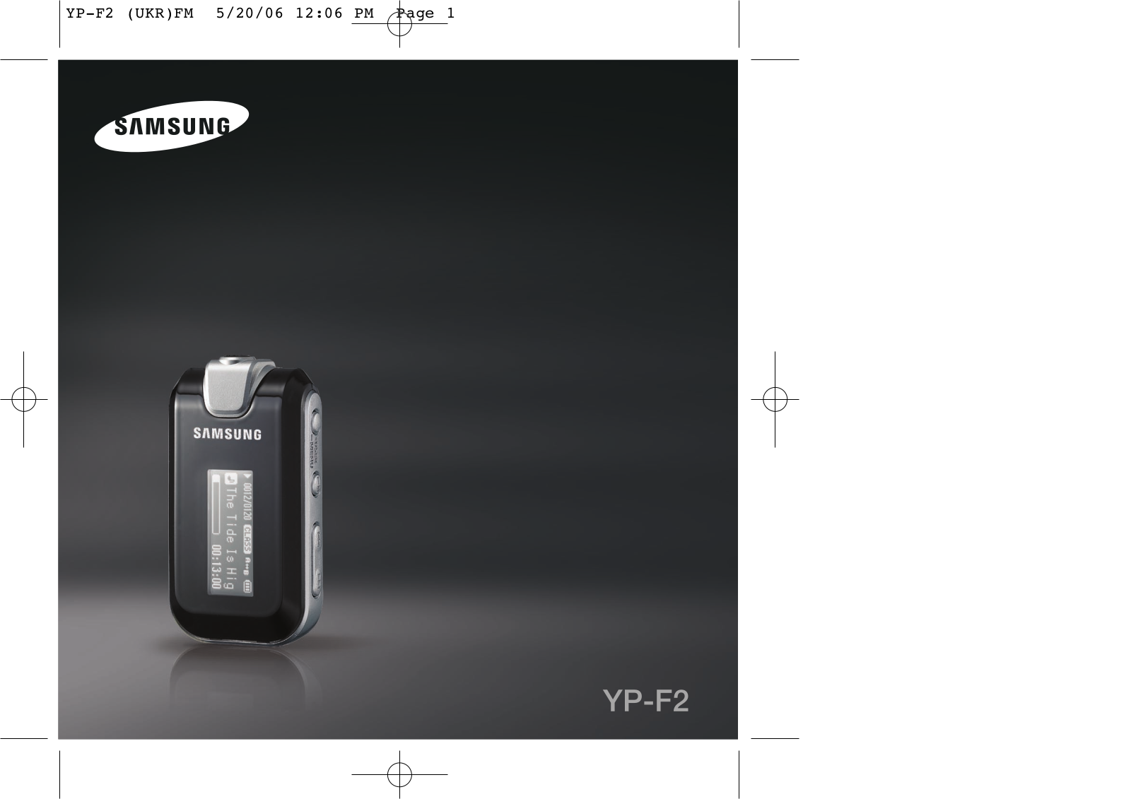 Samsung YP-F2XB, YP-F2ZB User Manual