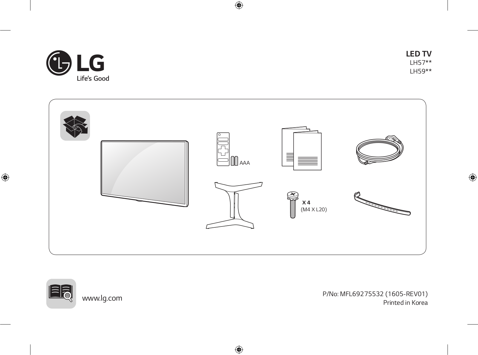 LG 55LH595V Owner's Manual