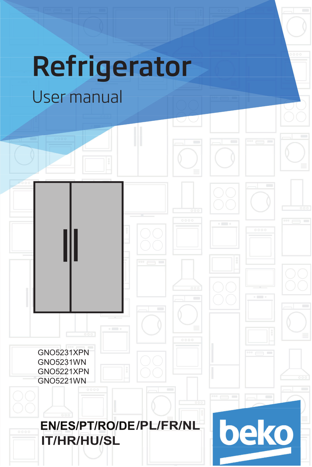 Beko GNO5221XPN, GNO5231WN, GNO5231XPN User Manual