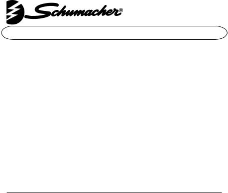 Schumacher SE-50-MA-2, SE-40MAP, SE-3004 User Manual