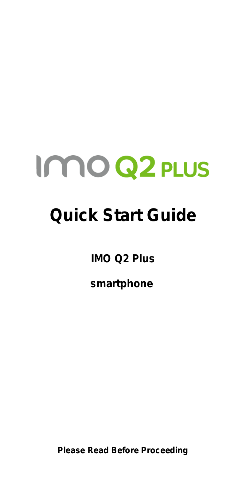 Verve Connect IMOQ2PLUS User Manual