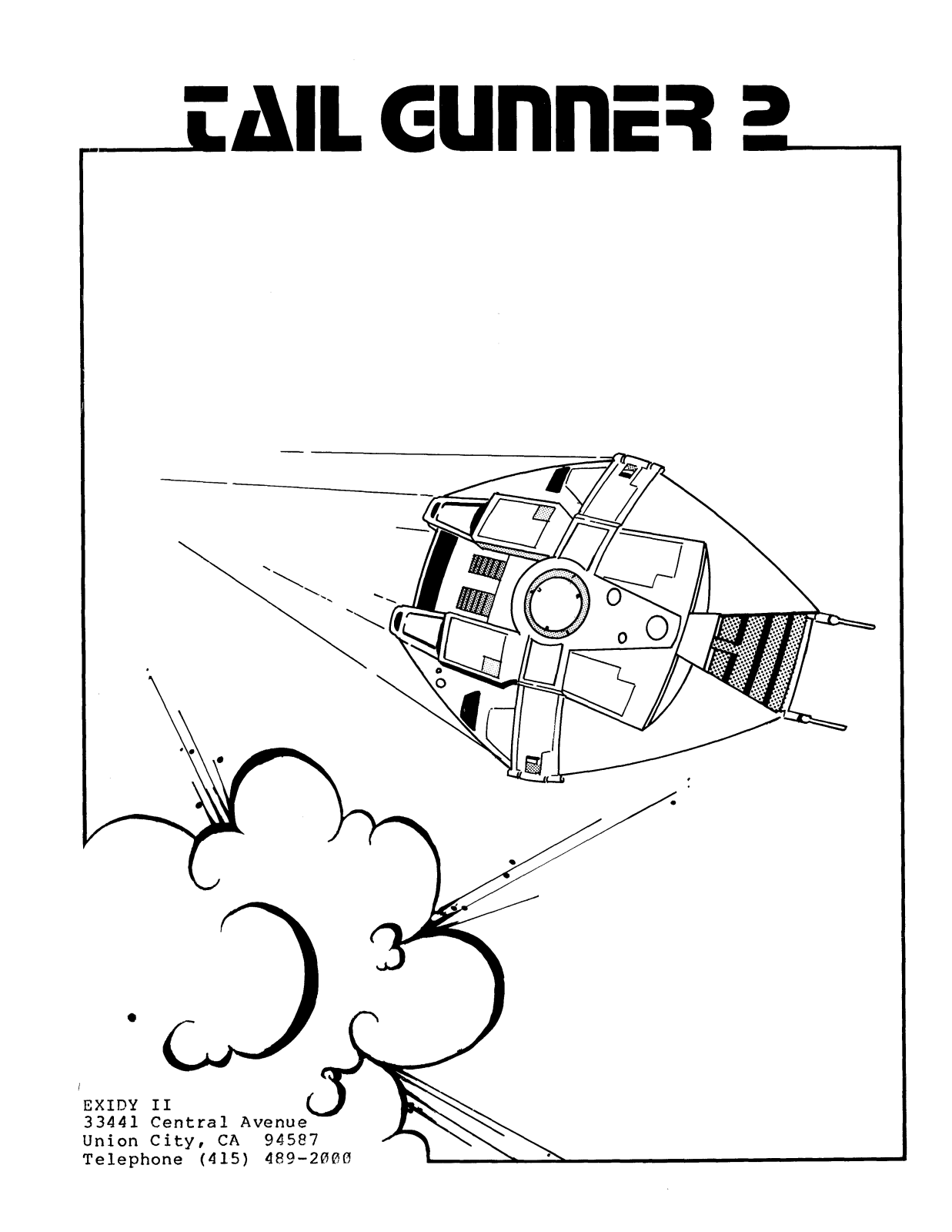 Exidy Tail Gunner II User Guide - ManualMachine.com