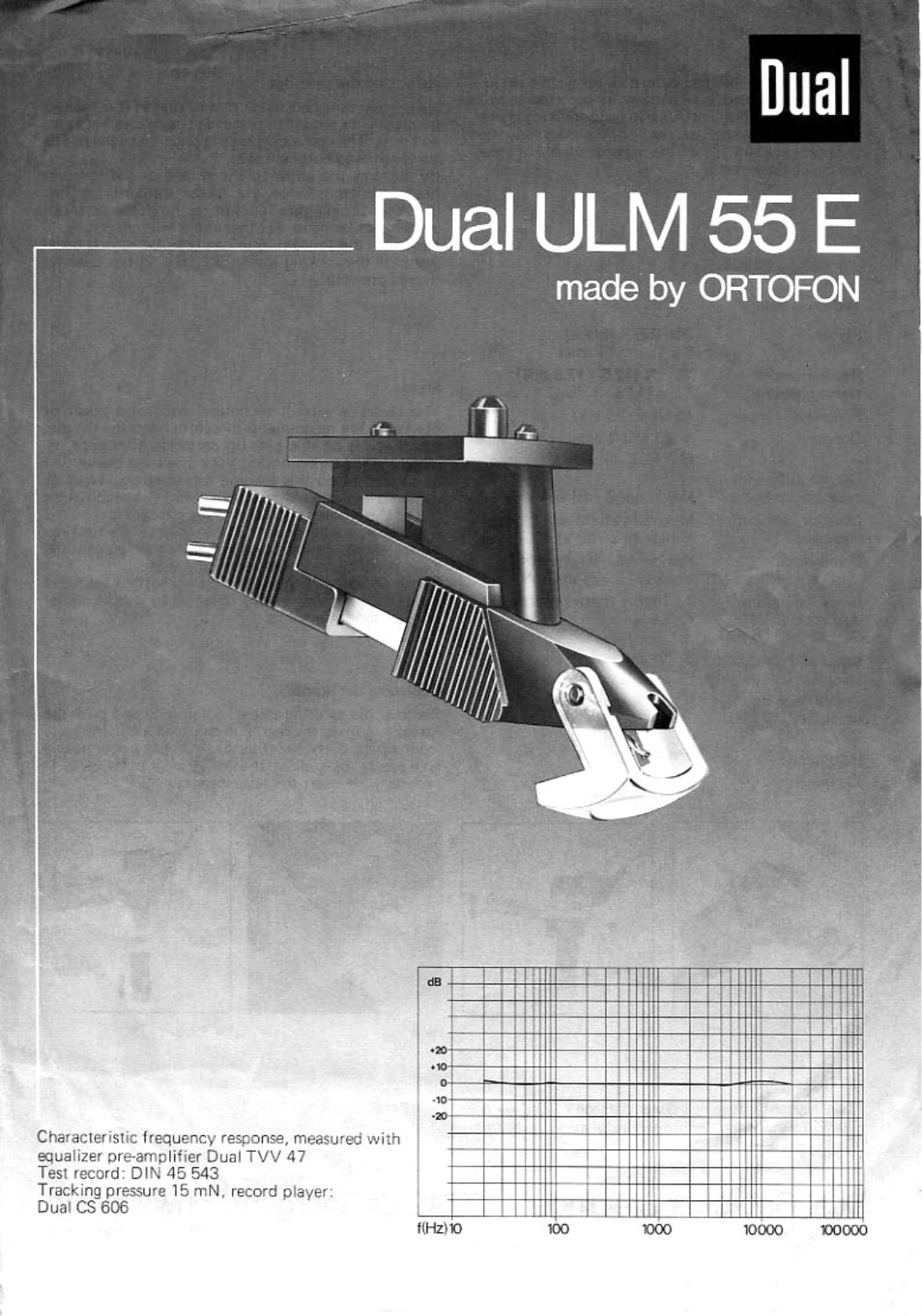 Dual ULM-55-E Owners manual