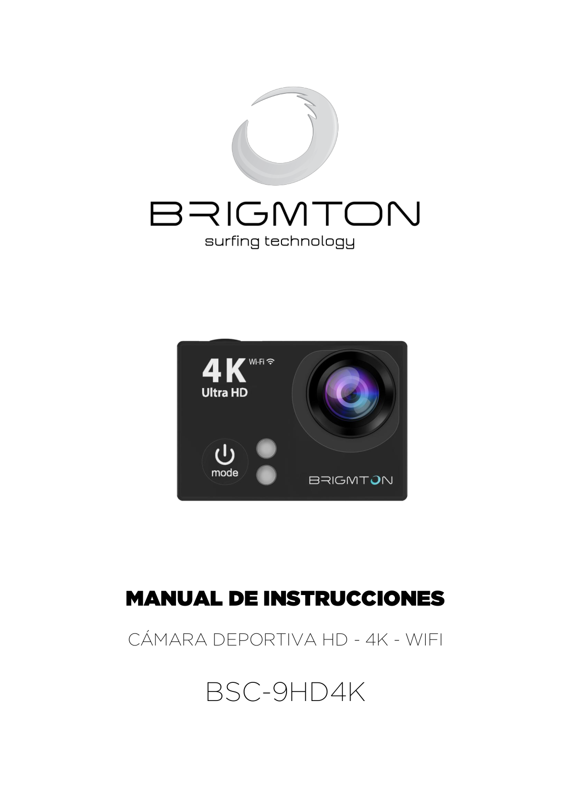 Brigmton BSC-9HD 4k Instruction Manual