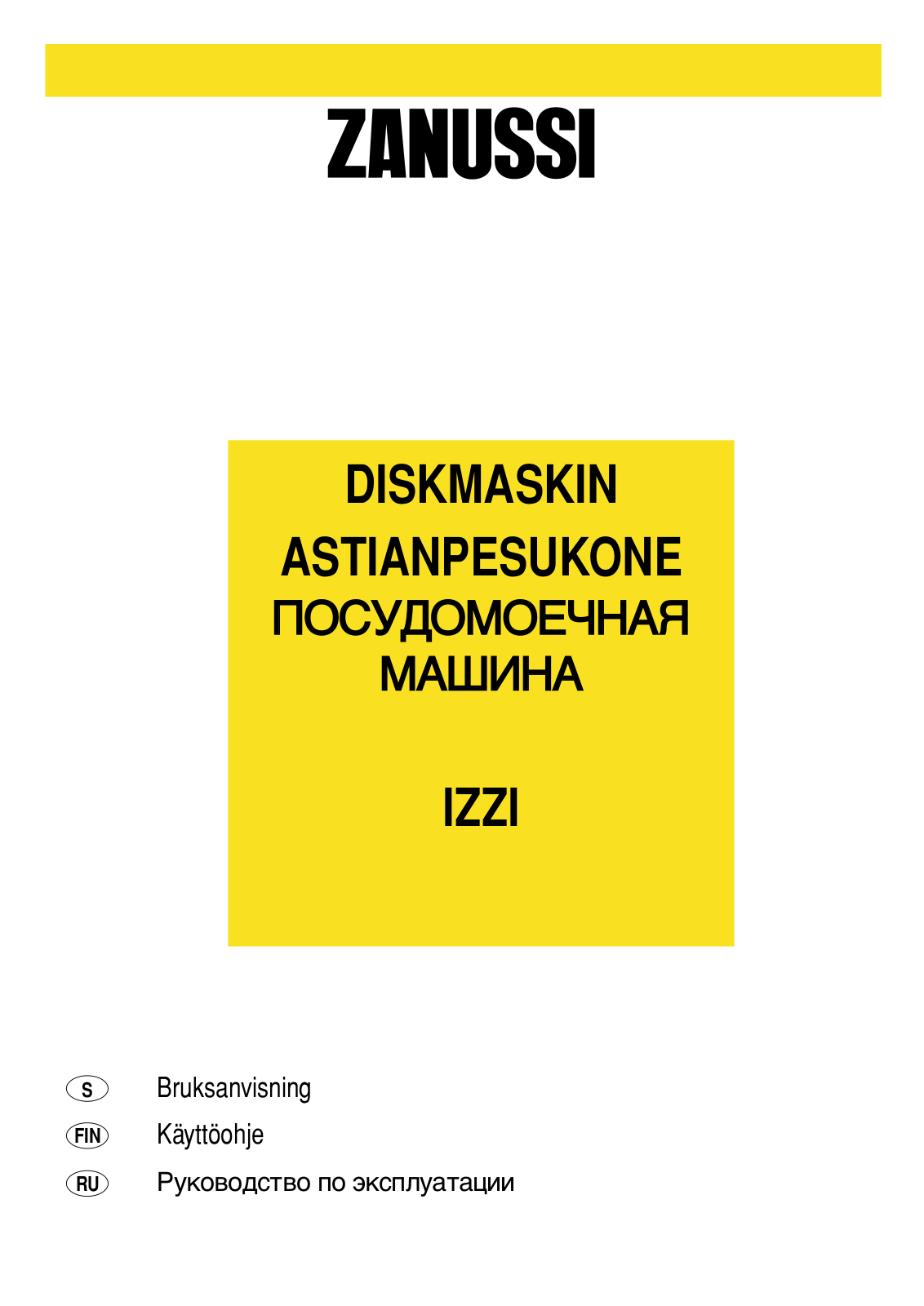 ZANUSSI IZZI User Manual