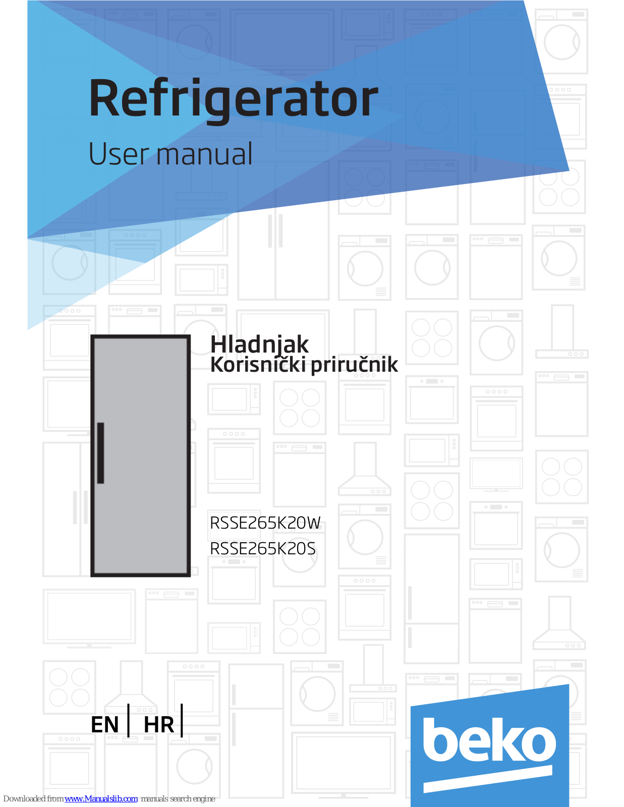 Beko RSSE265K20W, RSSE265K20S User Manual