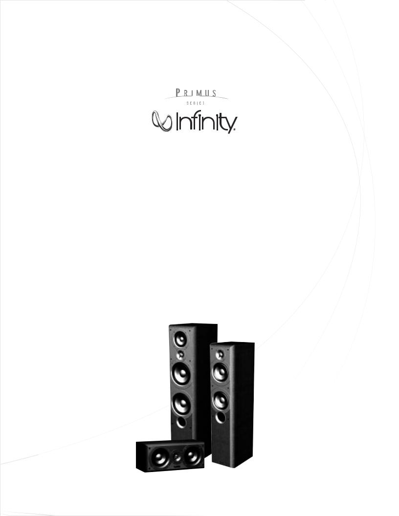 Infinity Primus 250, Primus C25, Primus 360 User Manual
