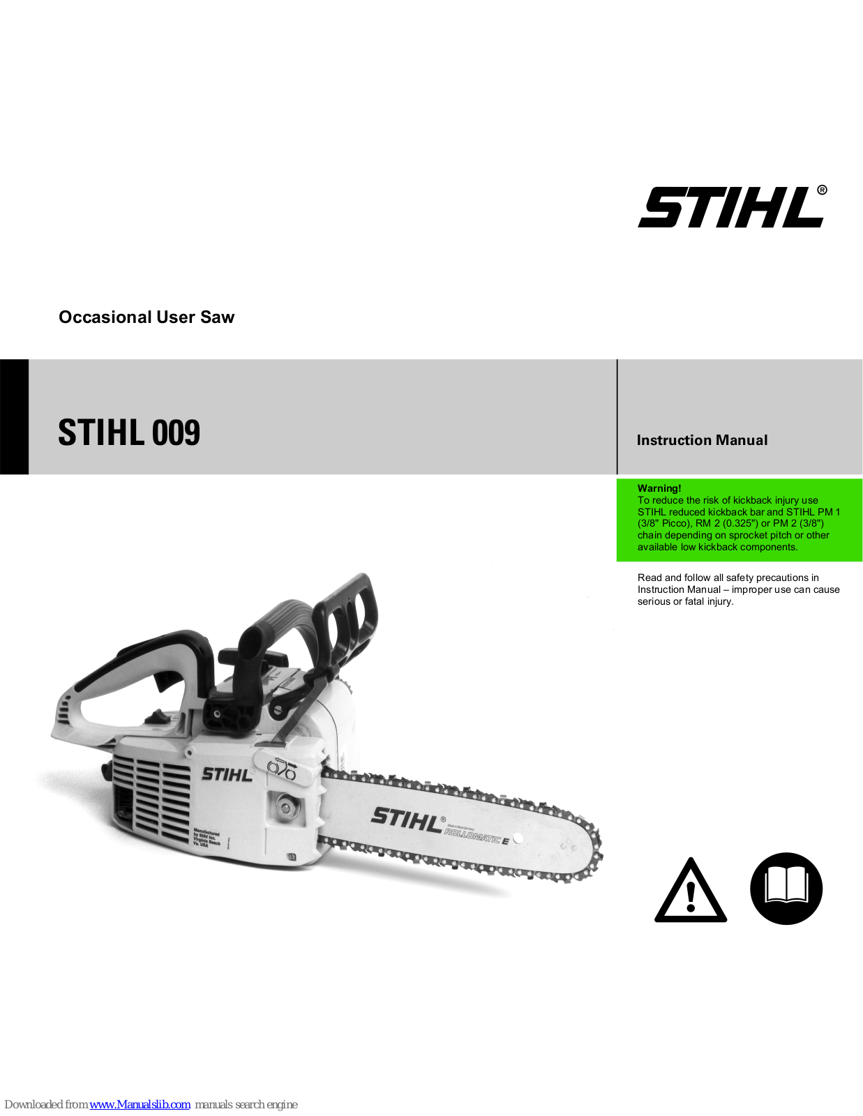 Stihl 9, 26 Instruction Manual