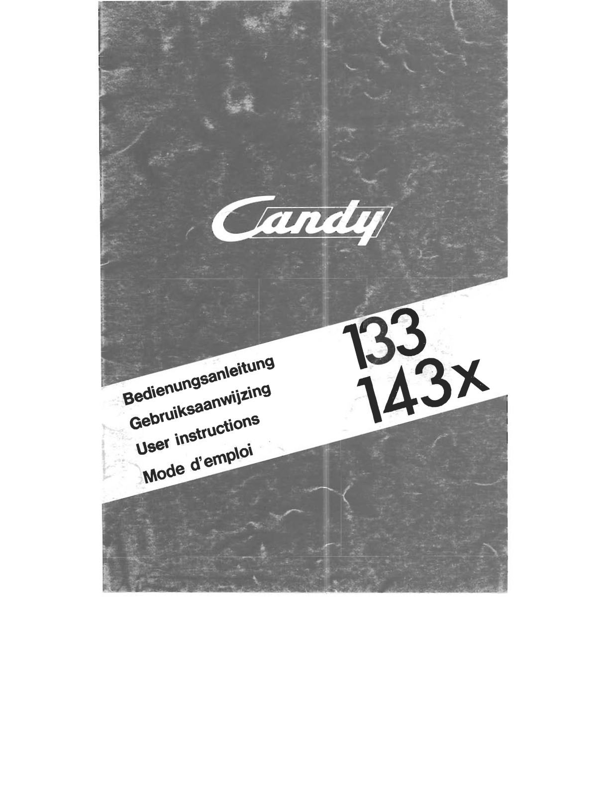 CANDY 133, 143X User Manual