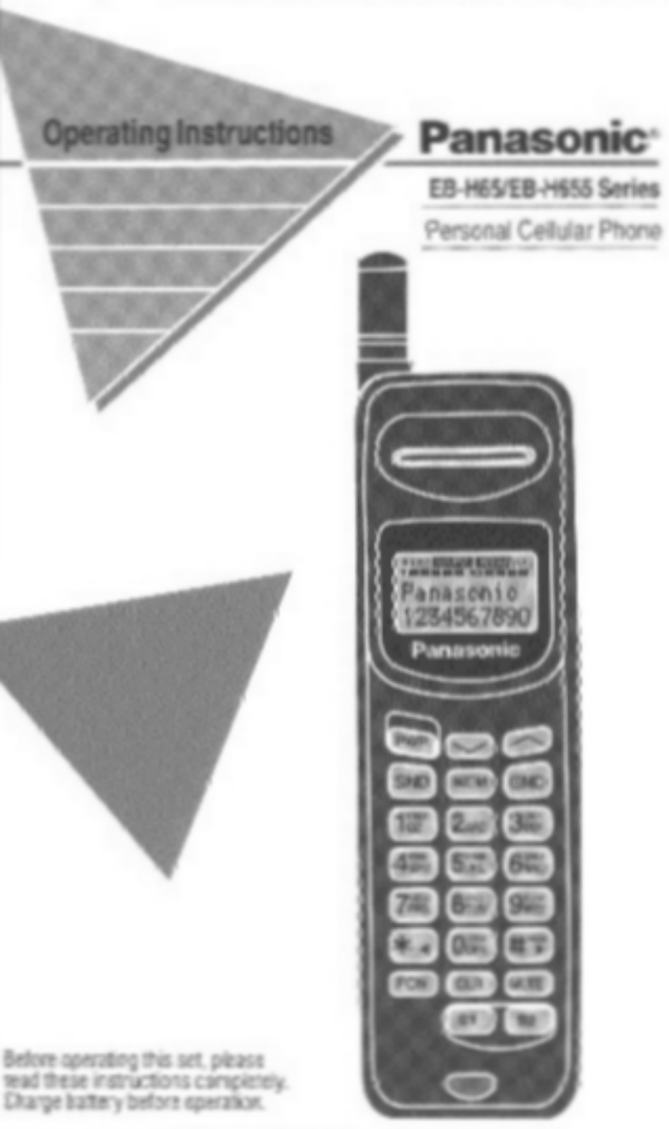 Panasonic EB-H655 User Manual