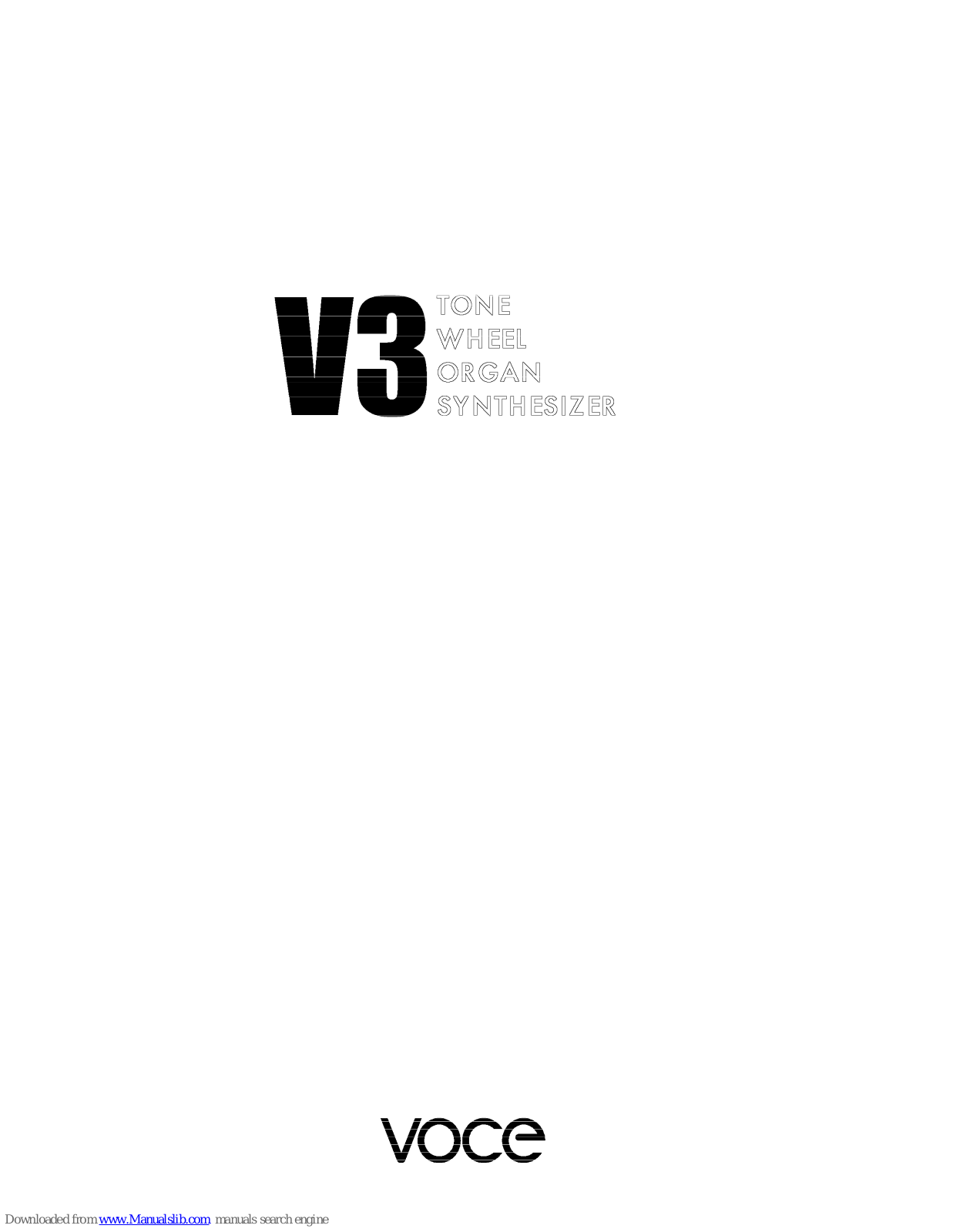 Voce V3 User Manual - ManualMachine.com