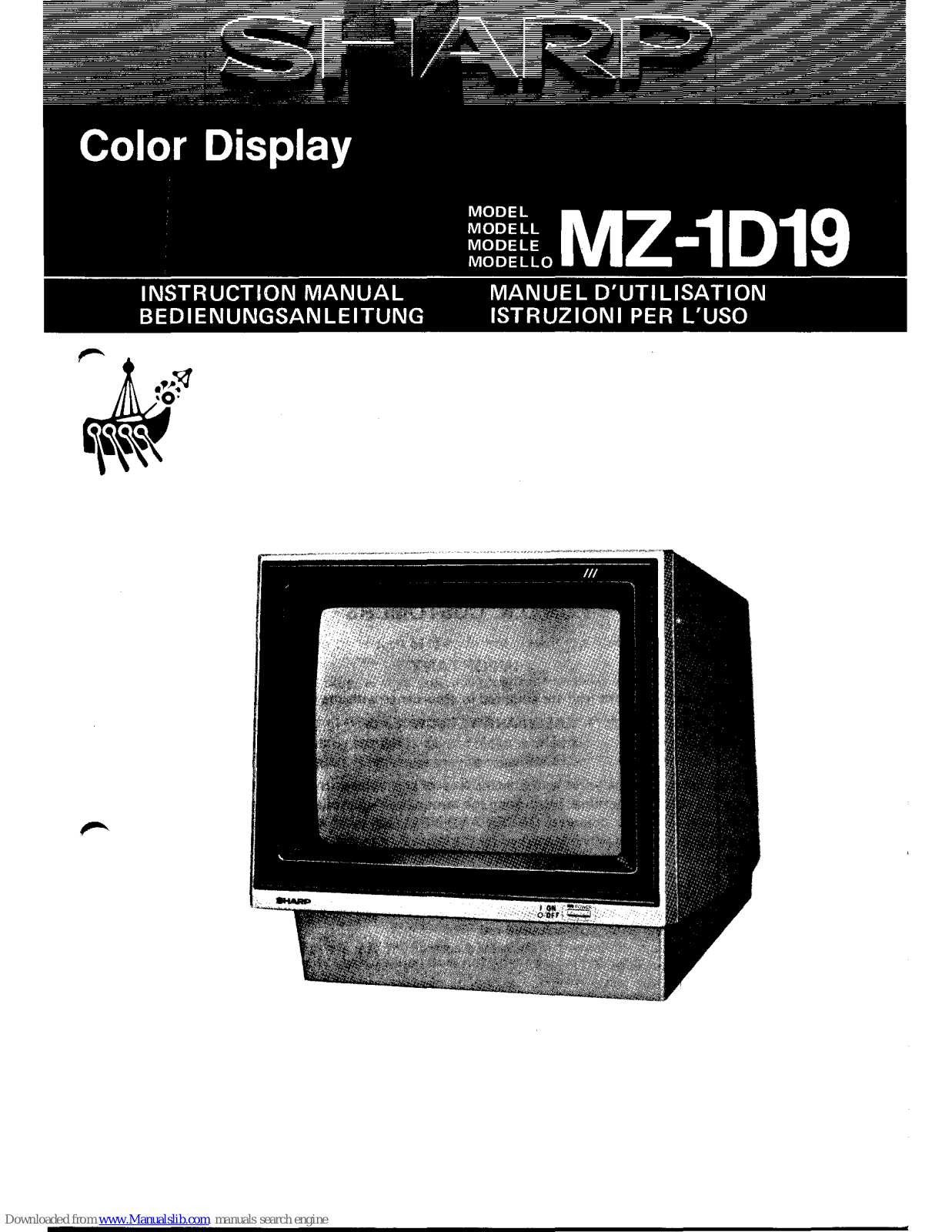 Sharp MZ-1D19 Instruction Manual - ManualMachine.com
