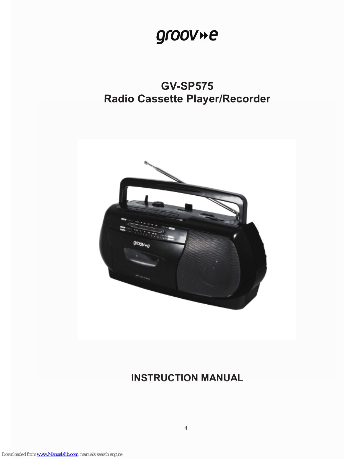 Groov-e GV-SP575 Instruction Manual