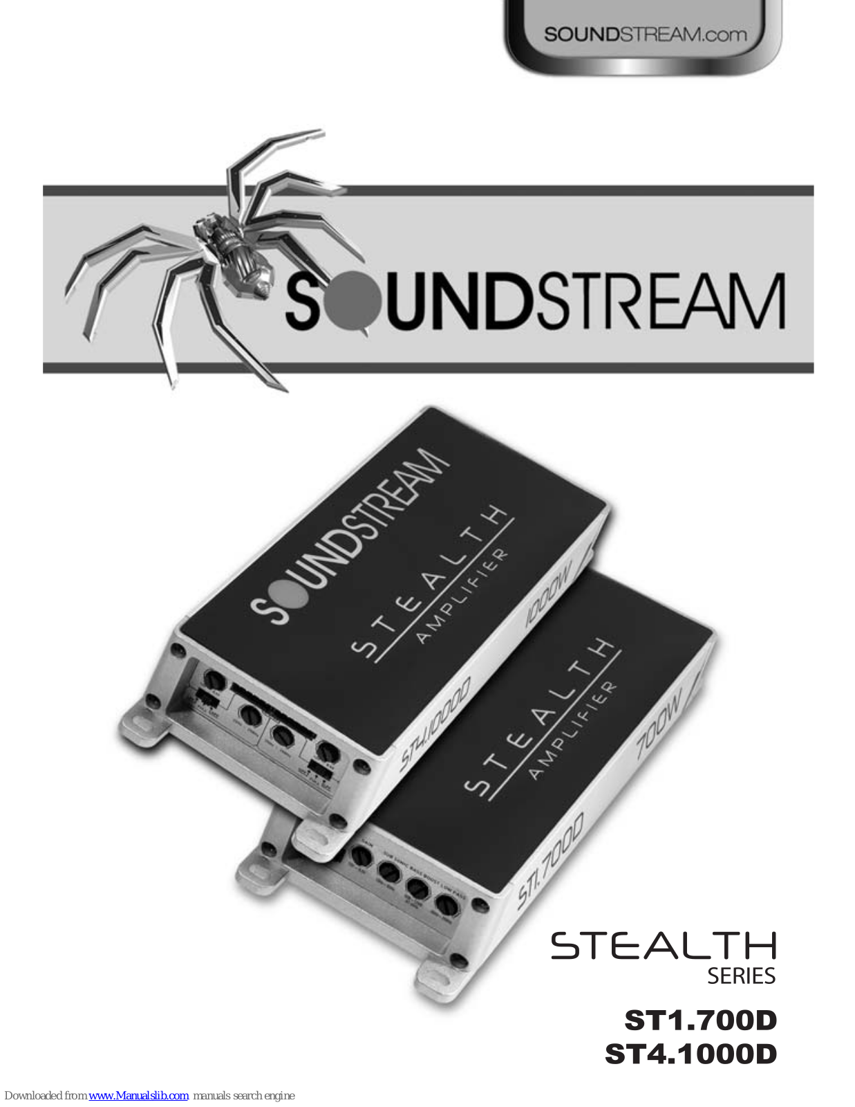 Soundstream Stealth ST1.700D, Stealth ST4.1000D User Manual