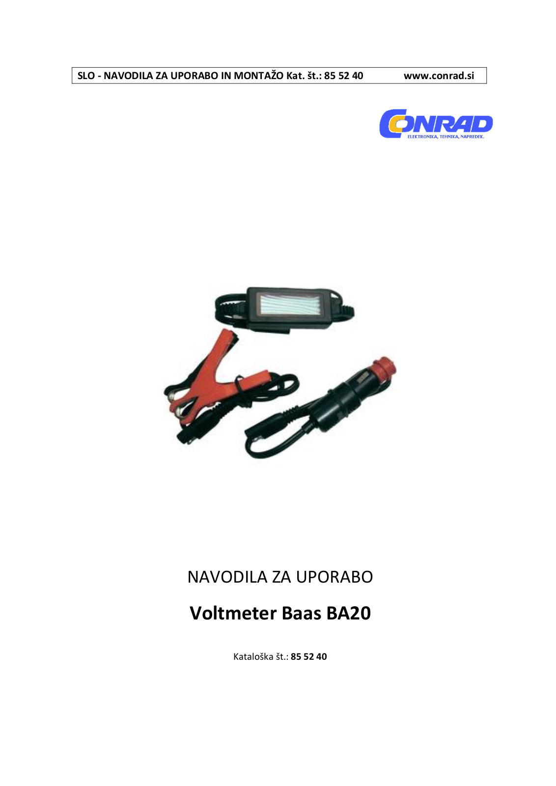 BAAS BA20 User guide