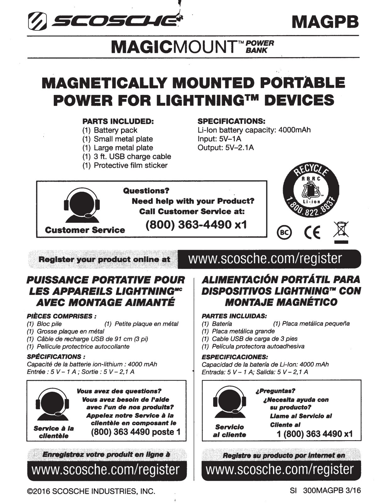 Scosche MAGICMOUNT MAGPB User Manual - ManualMachine.com