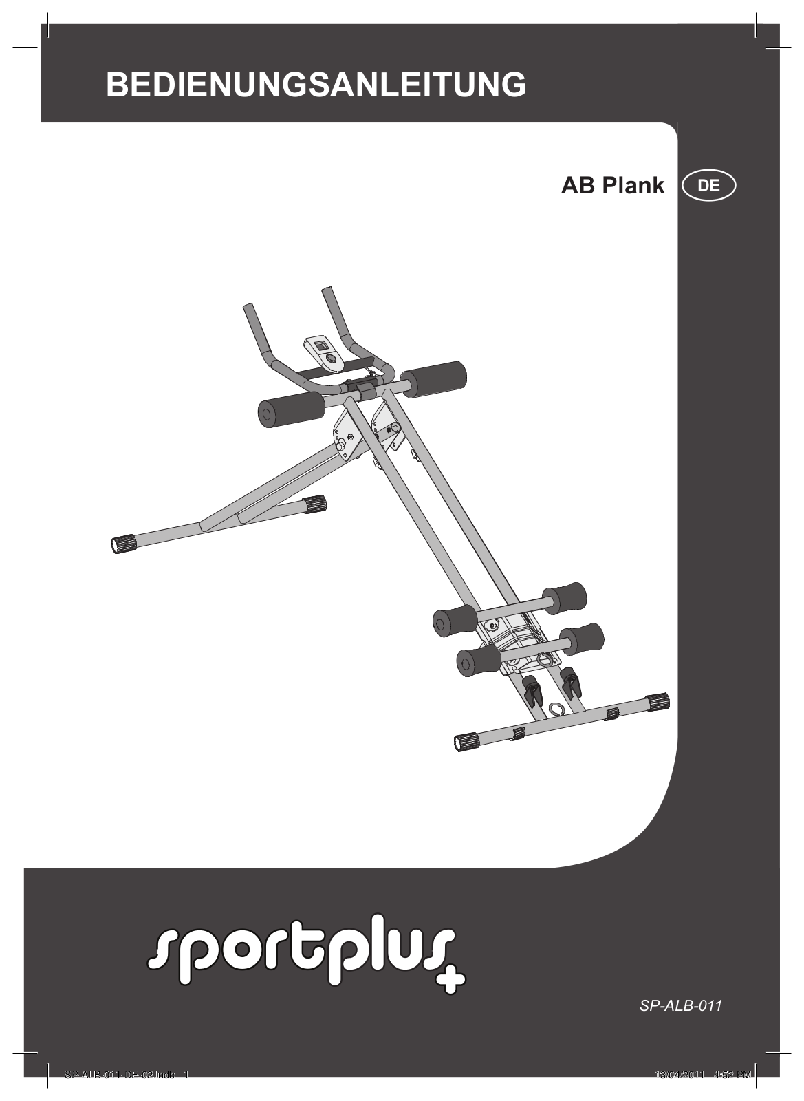 SportPlus SP-ALB-011, SP-ALB-011-R operation manual