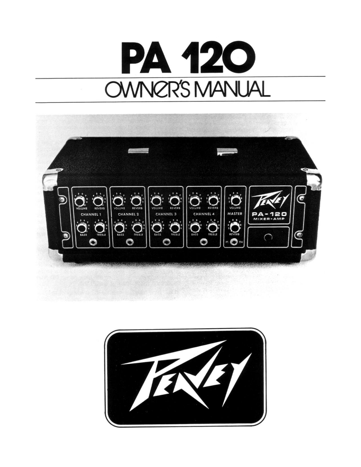 Peavey PA 120 User Manual