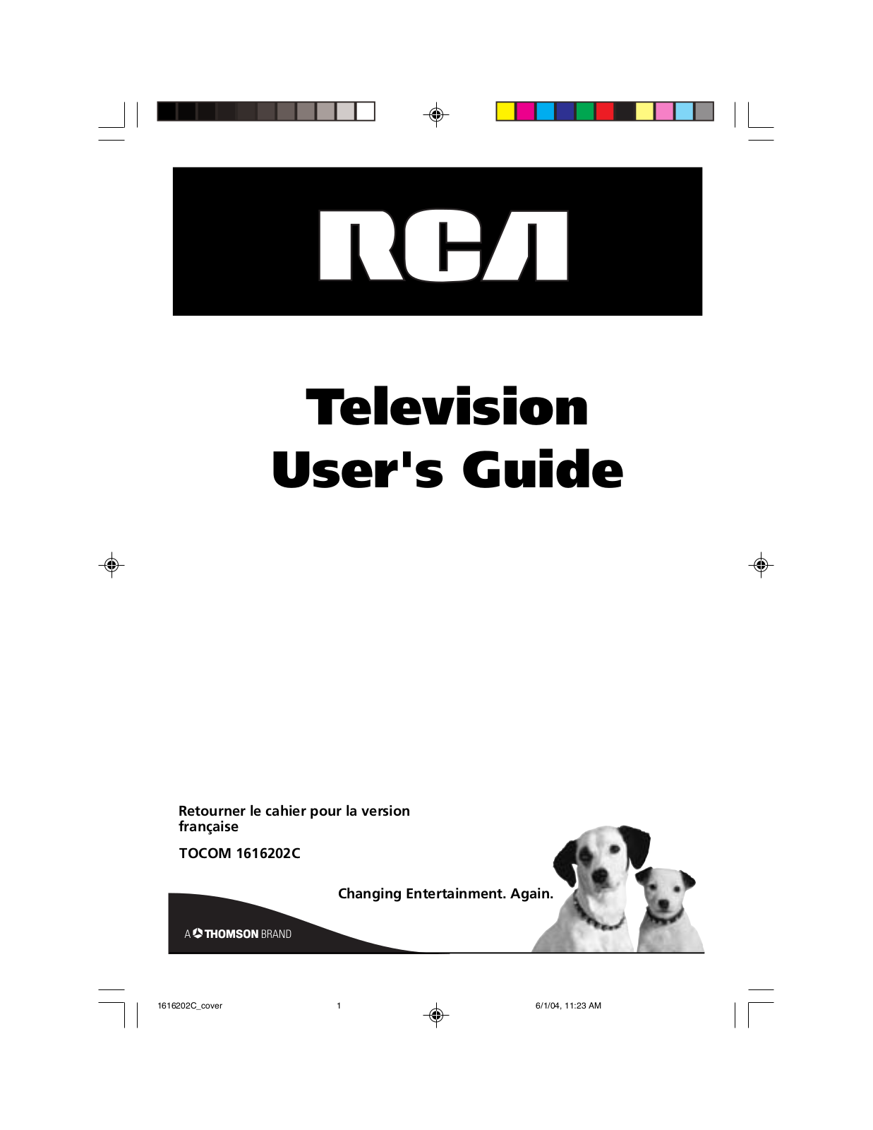 RCA 20F410T User Manual