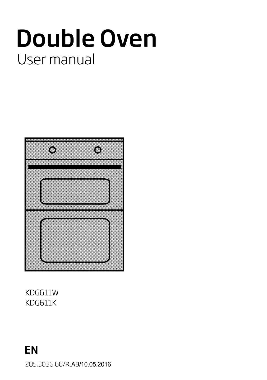 Beko KDG611K, KDG611W User manual