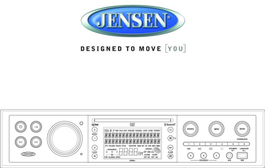 Jensen JWM9A User Manual