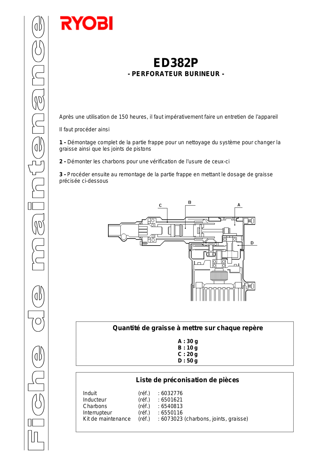 Ryobi ED382P User Manual