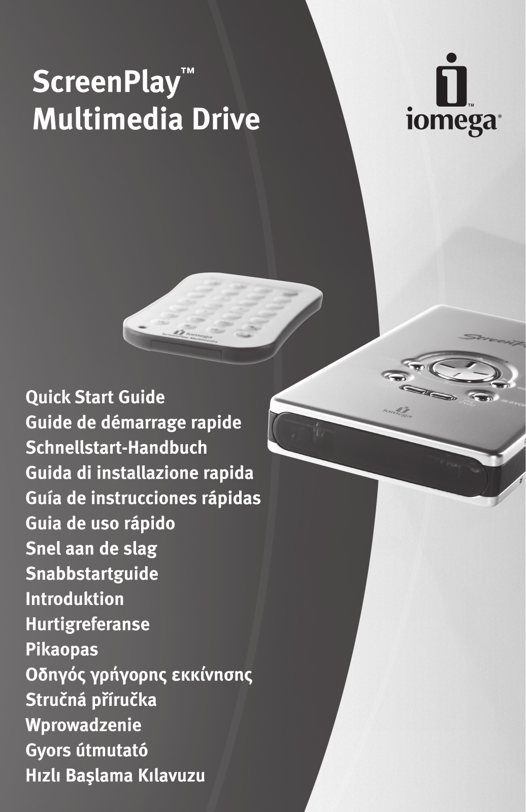 IOMEGA SCREENPLAY 60GO MULTIMEDIA DRIVE User Manual