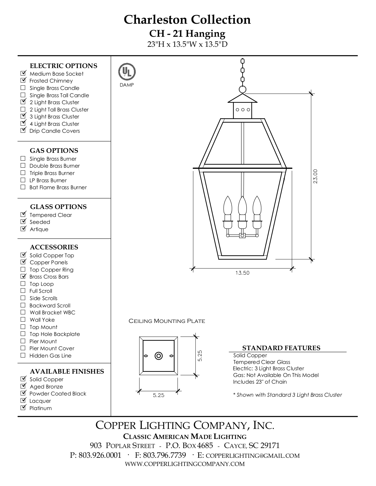 Lantern & Scroll LASC1259 Specifications - ManualMachine.com