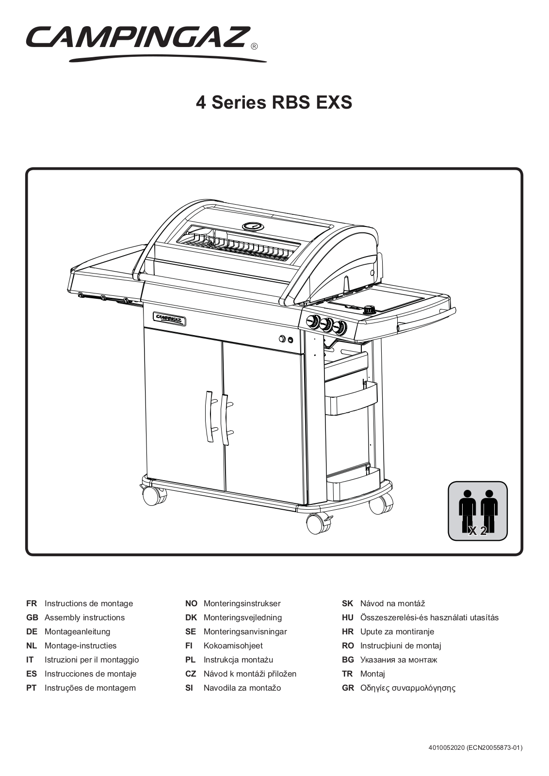 Campingaz 4 Series RBS EXS User Manual